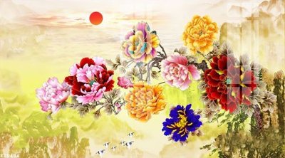 File tranh in tráng gương File gốc in tranh tổng hợp K25494 (siêu nét)