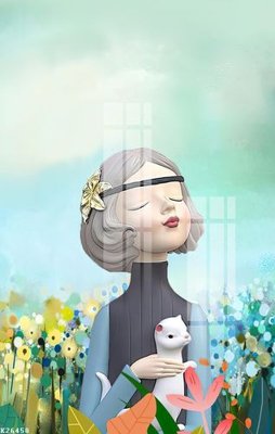 File gốc File gốc in tranh tổng hợp K26458 (in tráng gương) nghệ thuật