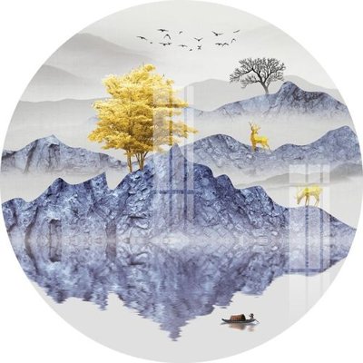 File in trần File gốc in tranh tổng hợp K27139 (bản gốc) trời sao