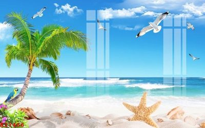 File tranh File gốc in tranh tổng hợp K27466 (gốc) chủ đề thành phố