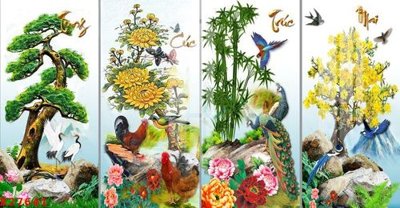 File gốc File gốc in tranh tổng hợp K27641 (trang trí) cho phòng khách