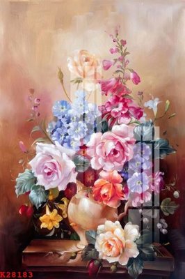 File in trần File gốc in tranh tổng hợp K28183 (file gốc) xuyên sáng