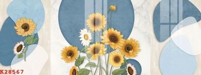 File gốc File gốc in tranh tổng hợp K28567 (in tráng gương) hiện đại