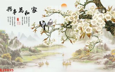 File gốc File gốc in tranh tổng hợp K28895 (in tráng gương) nghệ thuật