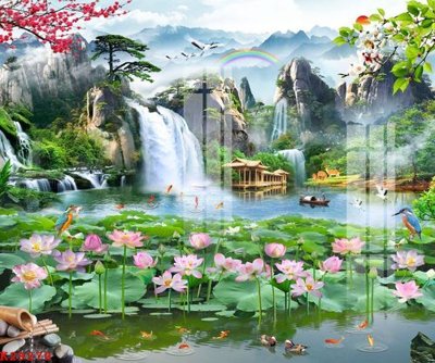 File in ấn File gốc in tranh tổng hợp K29270 (bản gốc) sắc nét