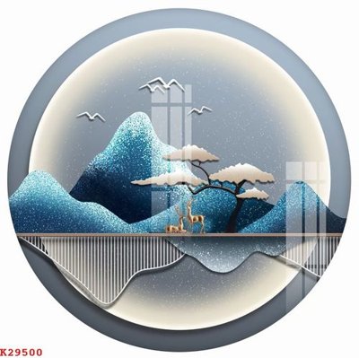 File tranh PSD File gốc in tranh tổng hợp K29500 chất lượng cao