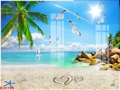 File gốc File gốc in tranh tổng hợp K29705 (in mica) cắt laser