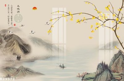 Download file gốc File gốc in tranh tổng hợp K29972 (in lụa) hoa lá