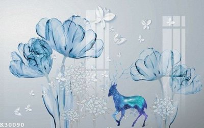 Download file gốc File gốc in tranh tổng hợp K30090 (in lụa) cao cấp