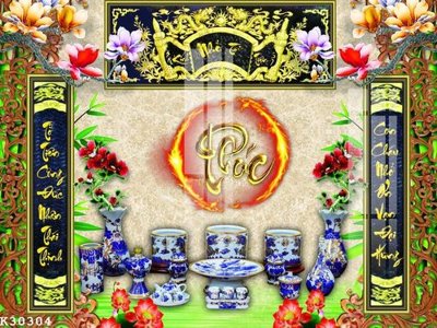 File gốc File gốc in tranh tổng hợp K30304 (phiên bản chuẩn) để in ấn