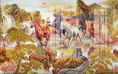 File in trần File gốc in tranh tổng hợp K31757 (bản gốc) trời sao