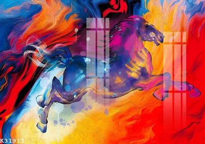 File gốc File gốc in tranh tổng hợp K31913 (in tráng gương) hiện đại