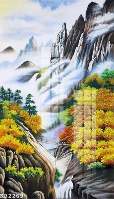 File in mica File gốc in tranh tổng hợp K32269 (bản gốc) làm vách ngăn