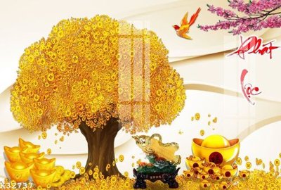 Ảnh gốc File gốc in tranh tổng hợp K32737 (độ nét cao) in tráng gương