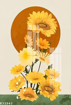 File gốc File gốc in tranh tổng hợp K32943 (phong cách) tối giản