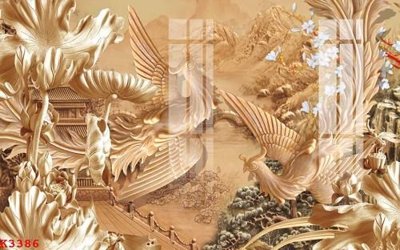 File ảnh File gốc in tranh tổng hợp K3386 (gốc) cho trang trí nhà hàng