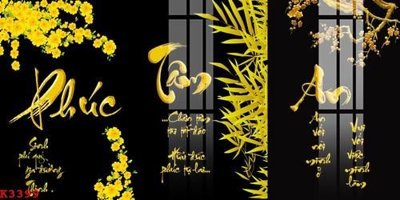 Download file gốc File gốc in tranh tổng hợp K3399 (in lụa) tranh 3D