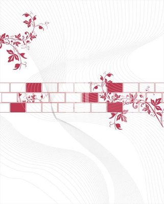 File gốc File gốc in tranh tổng hợp K34105 (in lụa) hoa văn cổ điển