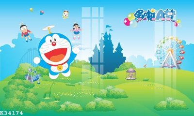 File tranh in trần 3D File gốc in tranh tổng hợp K34174 (ảnh gốc)