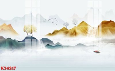 File gốc File gốc in tranh tổng hợp K34217 (cho in UV) siêu nét