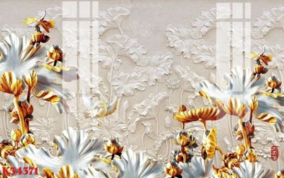 File gốc File gốc in tranh tổng hợp K34371 (in tráng gương) sang trọng