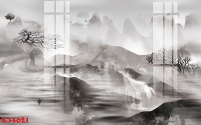 File in trần File gốc in tranh tổng hợp K34621 (file gốc) xuyên sáng