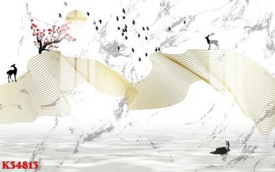 Tải xuống file tranh gốc File gốc in tranh tổng hợp K34813 (PSD/TIFF)