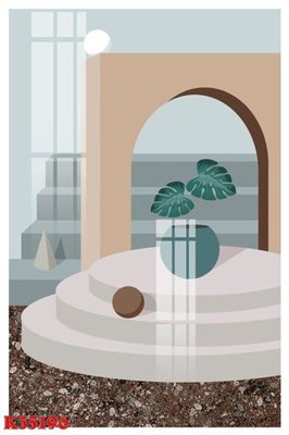 File gốc File gốc in tranh tổng hợp K35196 (in 3D) nghệ thuật