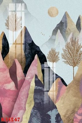 Ảnh gốc File gốc in tranh tổng hợp K35247 (độ nét cao) in mica