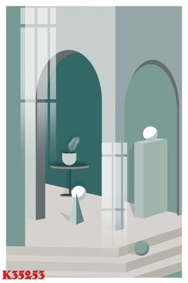 Download file gốc File gốc in tranh tổng hợp K35253 (in mica) trong suốt