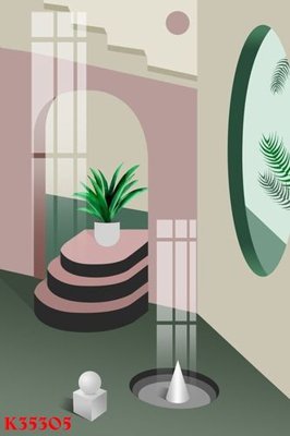 File tranh File gốc in tranh tổng hợp K35305 (ảnh gốc) cho in ấn kỹ thuật số