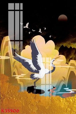 File gốc File gốc in tranh tổng hợp K35506 (in tráng gương) sang trọng