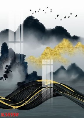 Ảnh gốc File gốc in tranh tổng hợp K35559 (độ nét cao) in tráng gương