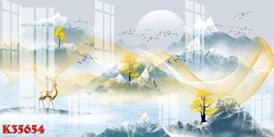 Download file gốc File gốc in tranh tổng hợp K35654 (in mica) logo