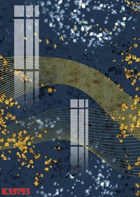 File gốc File gốc in tranh tổng hợp K35753 (in lụa) họa tiết 3D