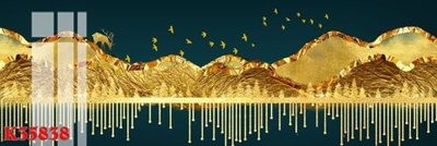 File in trần File gốc in tranh tổng hợp K35838 (file gốc) hoa văn 3D