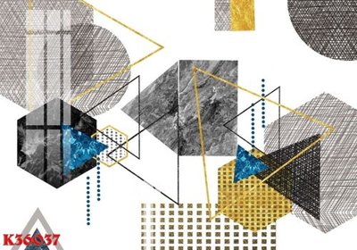 File gốc File gốc in tranh tổng hợp K36037 (in 3D) cho trang trí