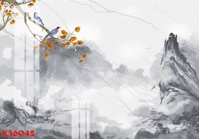 File in trần File gốc in tranh tổng hợp K36042 (bản gốc) đại dương