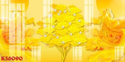 Download file gốc File gốc in tranh tổng hợp K36090 (in lụa) tranh 3D