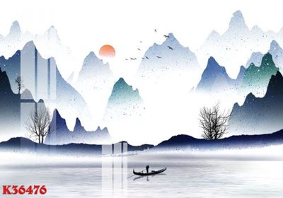 File gốc File gốc in tranh tổng hợp K36476 (in lụa) tranh mã đáo