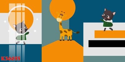 File gốc File gốc in tranh tổng hợp K36655 (in lụa) họa tiết 3D