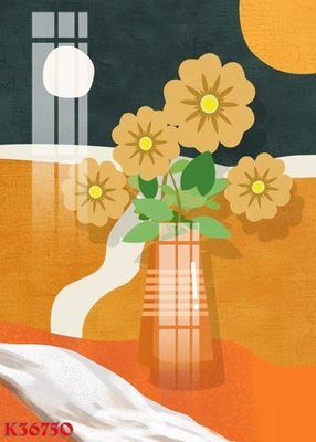 File tranh File gốc in tranh tổng hợp K36750 (bản gốc) treo quán cafe