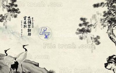 Download file File gốc in tranh tổng hợp tường nền K40016 (chất lượng in ấn)