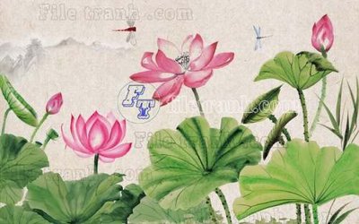 Download file File gốc in tranh tổng hợp tường nền K40046 (chuẩn in) chất lượng cao