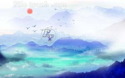 File tranh in trần File gốc in tranh tổng hợp tường nền K40052 (ảnh gốc siêu nét)