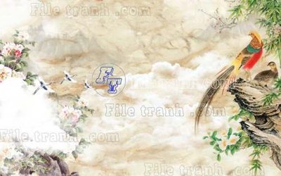 File tranh File gốc in tranh tổng hợp tường nền K40098 (gốc) chủ đề trừu tượng