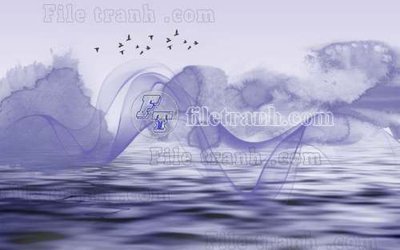 Download file gốc File gốc in tranh tổng hợp tường nền K40158 (in lụa) tranh 3D