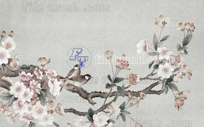 File in trần File gốc in tranh tổng hợp tường nền K40161 (bản gốc) đại dương