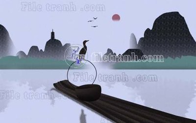 Tải file File gốc in tranh tổng hợp tường nền K40165 (gốc) in tranh tráng gương