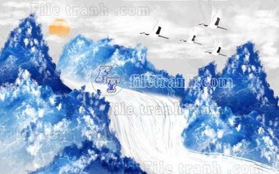 File gốc File gốc in tranh tổng hợp tường nền K40247 (chuẩn CMYK) cho nhà in